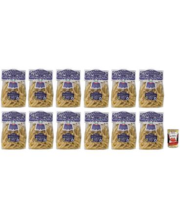 Italian Gourmet E.R. Il Vecchio Pastificio di Gragnano Pasta Elicoidali Gragnano PGI Premium Durum Wheat Semolina 500 g + 400 g Box of 12