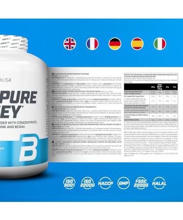 BiotechUSA 100% Pure Whey Protein Powder - 21g Protein BCAA & Glutamine Gluten-Free Palm Oil-Free Coconut Chocolate 2.27 kg (1 Pack) - International Shipping Available - Buy Online on GoSupps.com