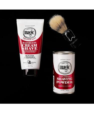 Buy MAGIC No Razor Shaving Powder 127gm - Extra Strength Depilatory for Smooth Skin | Stops Razor Bumps | International Shipping Available - Buy Online on GoSupps.com