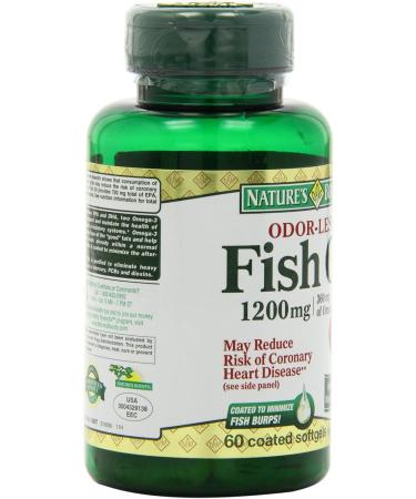 Nature’s Bounty Fish Oil 1200mg 360mg of Omega 3 60 Softgels - Buy Online on GoSupps.com