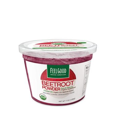 FEEL GOOD® Organic Superfoods Fortified Beetroot powder (beet juice powder) 10:1