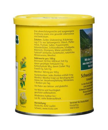 Ricola Original Herb Sugar & Ginger Orange Mint - Swiss Herbal Candy 250g & 50g - Sugar-Free Benefits for Neck & Voice - Buy Online on GoSupps.com