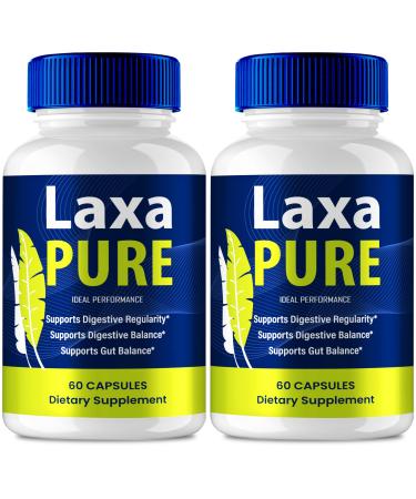 IDEAL PERFORMANCE Laxa Pure Capsules LaxaPure Gut Health & Digestion Support Supplement All Natural Formula Supports Gut Health Maintain Digestive Health & Comfort Laxa Pure Reviews (2 Pack)