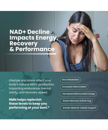 SIERRA LIFE SCIENCES NMN Cellular Performance 500mg Nicotinamide Mononucleotide for NAD+ Support, Cellular Energy & Recovery Longevity & Performance Supplement 90 Capsules (30 Servings) - Buy Online on GoSupps.com