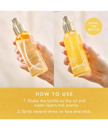 Meebak Glow Serum Mist | Hydrating Facial Spray with Squalane Yuja & Cica | Korean Skincare for Radiant Skin | 3.38 fl oz - Buy Online on GoSupps.com