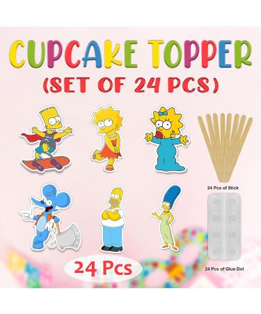 Seyal Brt Simpson cupcake topper Seyal Brt Simpson Cupcake Topper - Buy Online on GoSupps.com