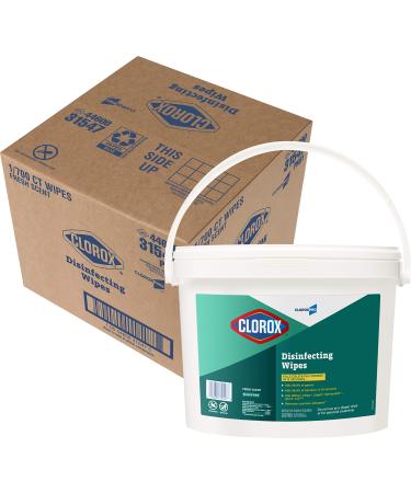 CloroxPro Clorox Disinfecting Wipes, Fresh Scent, 700 Count (31547) Bucket Dispenser 700ct (Pack of 1)