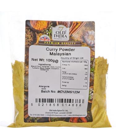 Old India Malaysian Curry Powder 100g - Authentic Blend for Flavorful Dishes - Buy Online on GoSupps.com