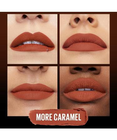 Maybelline Color Sensational Ultimatte Matte Lipstick - More Caramel Nude, Non-Drying Formula with Intense Color Pigment - 1 Count - Buy Online on GoSupps.com