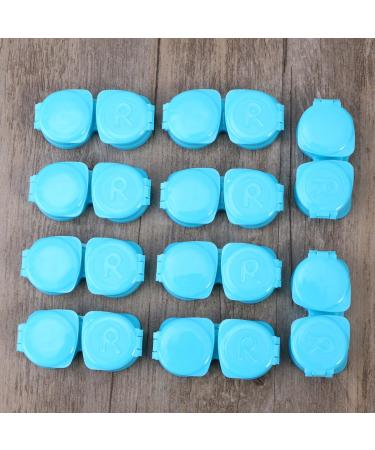 Buy Travel Contact Lens Case 10 Pack - Leak-proof Design (Blue) | Ideal for 10 Months Use - International Shipping Available - Buy Online on GoSupps.com