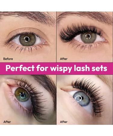 500 Wispy Lash Extensions | 5D Premade Fans | 0.07 CC Curl 12mm | Kim K Style Natural Volume Eyelash Extensions - Buy Online on GoSupps.com
