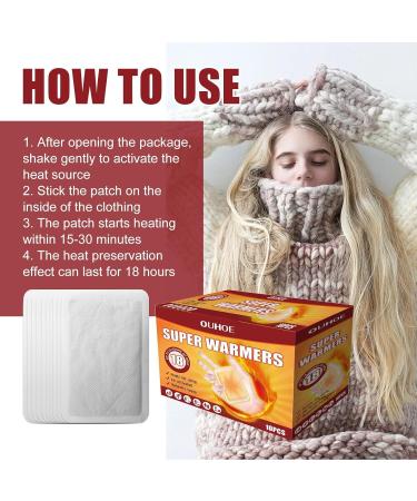10PCS Portable Body Warmers Heat Pads Relief Patches Provides Long Lasting Warmth For Outdoor Activities Heat Patches Self Adhesive Heat Heat Patches For Sports 10PCS Portable Body Warmers Heat - Buy Online on GoSupps.com