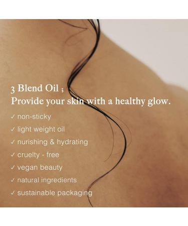 Three Blend Oil BRIGHT ROSY 1.01oz - Vegan Facial Oil for Dry Skin - Revitalizing Formula - Buy Online on GoSupps.com