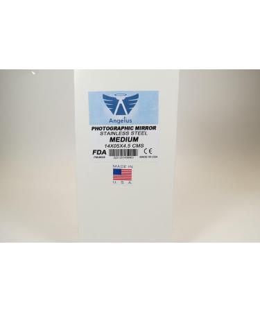 Orthodontic Stainless Steel Dental Mirror - Medium Reflector for Clear Photography International Shipping Available - Buy Online on GoSupps.com