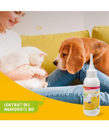 BEAPHAR Eco-certified Ear Cleansing Milk for dogs and cats Contains Aloe Vera and organic Lemon and Lavender essential oils Neutral pH Ready to use 100 ML - Buy Online on GoSupps.com