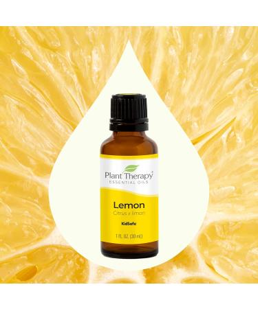 Plant Therapy Lemon Essential Oil 30 mL - 100% Pure Aromatherapy Natural Skincare & Cleaning Oil - Buy Online on GoSupps.com