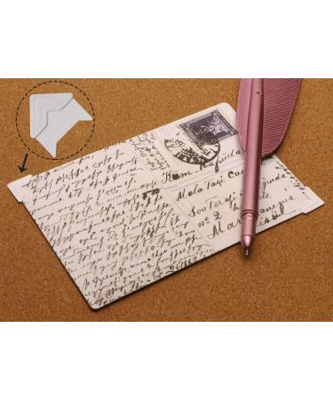 Penta Angel 288 Self Adhesive Photo Corner Stickers - 12 Sheets, 6 Colors - DIY Scrapbooking, Photo Album, Journal, Diary - Buy Online on GoSupps.com