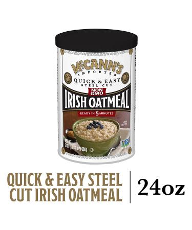 McCann's Irish Oatmeal  Quick & Easy Steel Cut Oats  24 Ounce - Buy Online on GoSupps.com