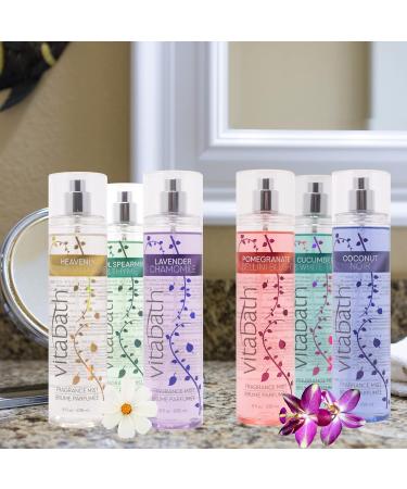 Vitabath Fragrance Mist Cucumber and White Tea 8 Ounce - Buy Online on GoSupps.com