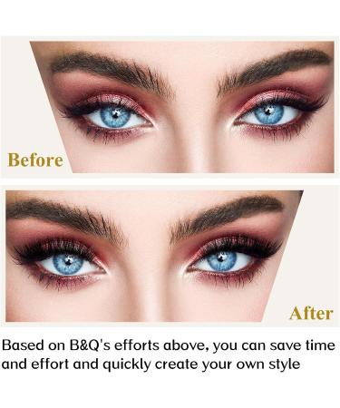 D-10mm B25 Cluster Lashes | 72 Clusters Mega Volume Eyelash Extensions - DIY Soft Fluffy Individual Cluster Lashes | D Curl - Buy Online on GoSupps.com
