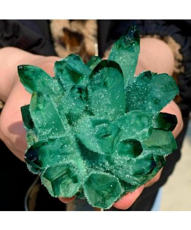 Green Phantom Quartz Crystal Cluster Specimen 200-1000G Suitable for Home HOMEZHOU (Size : Weight:600G-800G) - Buy Online on GoSupps.com