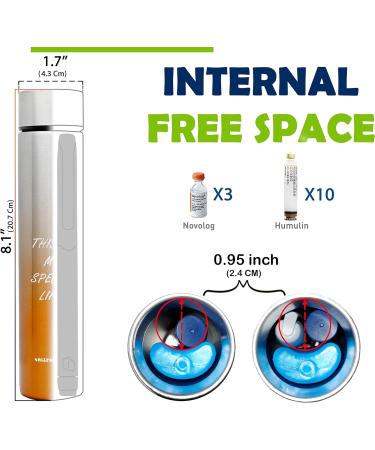 4ALLFAMILY Rambler Single Pen Insulin Cooler Travel Case with Biogel Ice Pack - TSA Approved Diabetic Medication Organizer - Buy Online on GoSupps.com