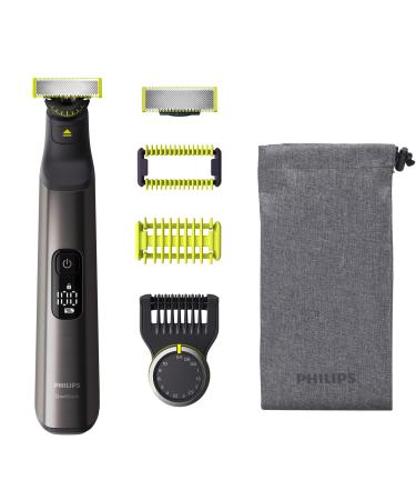 Philips OneBlade 360 Pro Wet & Dry Trim Edge & Shave with the 14 lengths Precision Comb & LED display QP6551/15 OneBlade Pro +