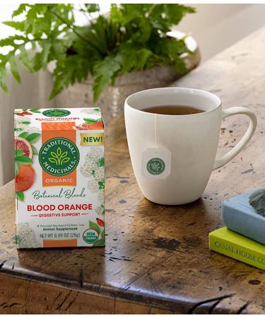 Buy Traditional Medicinals Organic Blood Orange Herbal Tea | Caffeine Free 14 Bags - Buy Online on GoSupps.com