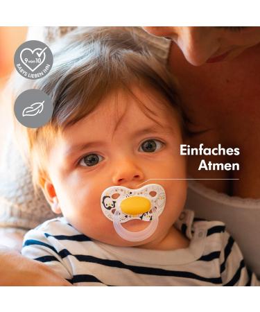 Medela Baby Original Pacifiers - 2 Pack for 6-18 Months - Yellow & Turquoise - International Shipping Available - Buy Online on GoSupps.com