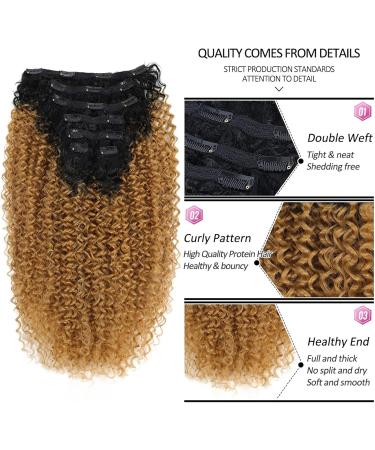 Hair Extensions 7pieces Kinky Curly Clip In Hair Extension Full Head - Double Weft Full Head Heat Resistance Synthetic Hair Extension Fake Hair Pieces for Women 24" Hair Pieces(1b-99J) 26inches 1b-99J - Buy Online on GoSupps.com