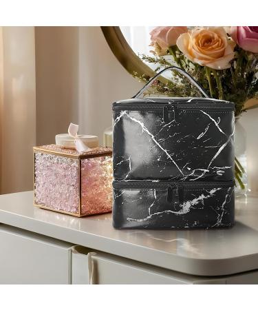 Nail Polish Bag Manicure Organizer 9.84x7.87in Double Layer Flexible Lamp Supplies Storage Lightweight Portable Travel Pouch Ideal for Salon Keeps Items Tidy and Accessible Noir - Buy Online on GoSupps.com