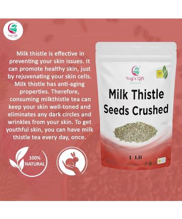 Milk Thistle Seeds Tea 1 LB - Liver Health Support | Loose Bulk Bag - Buy Online on GoSupps.com