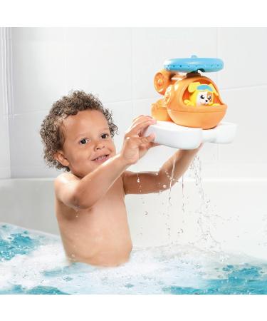 Toomies Tomy Splash & Rescue Helicopter Floating Bath Toy - Squirting Pilot & Dolphin - Ages 12 Months - Buy Online on GoSupps.com