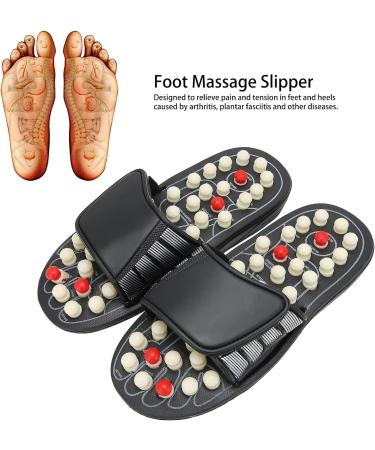 Topincn Foot Massager Slippers - Acupressure Reflex Zone Massage Sandals for Stress Relief | Perfect Gift Size 42-43 - Buy Online on GoSupps.com
