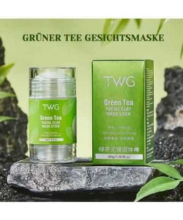 Dead Sea Mask Deep Cleansing Face Mask Skin Care Improve Blackheads Acne Dark Spots Even Skin Tone Face Mask Control Oil Refining Pores (Green Tea) - Buy Online on GoSupps.com