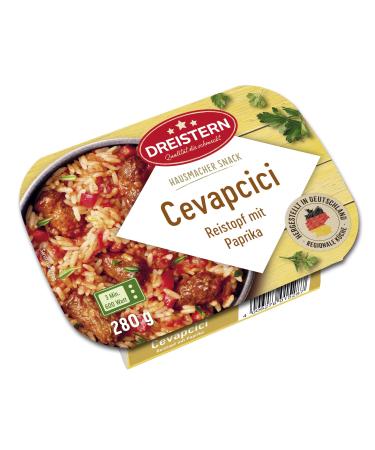 DREISTERN Cevapcici with rice snack from the Little Hot Kitchen quick and easy to prepare Not applicable