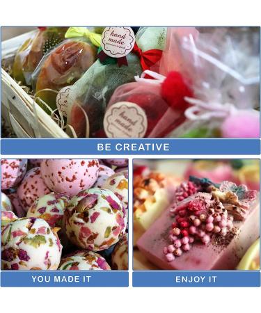 16 Bags Grade A Dried Flowers for Soap, Candle Making & Bath Bombs - Essential Fragrant Herbs & Flowers for DIY Crafts - Buy Online on GoSupps.com