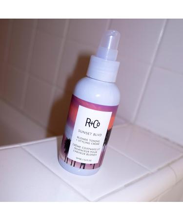 R+Co Sunset Blvd Blonde Toning Styling Creme 4.60oz (Pack of 2) | Achieve Perfect Blonde Tones - Buy Online on GoSupps.com