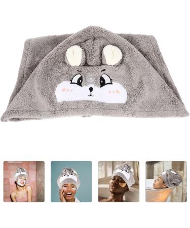 Ciieeo Dry Hair Cap Microfiber Towel Kids Bath Stuff Drying Hair Towel Turban Towel Fleece Turban Towel for Kids Quick Polyester Nylon Warp Knitted Coral Fleece Contract Girl As Shown 65X25CM - Buy Online on GoSupps.com