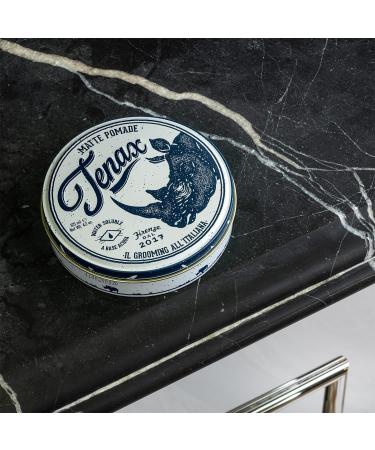 Tenax Total Hold Hair Pomade 125ml - Water-Based Super Firm Hold & Extra Shine Wax for Men - Ideal for Dry or Damp Hair - Unscented 125g (Pack of 1) - Buy Online on GoSupps.com