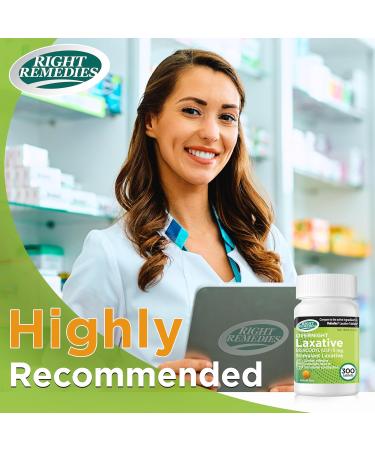 RIGHT REMEDIES Overnight Stimulant Laxative Bisacodyl 5 mg (300 Tablets) Gentle & Effective Overnight Relief of Occasional Constipation Compare to The Active Ingredients in National Brand Product - Buy Online on GoSupps.com