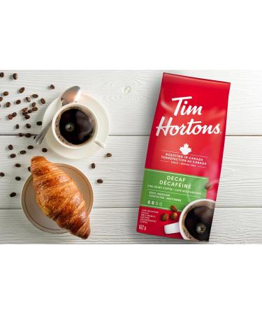 Tim Hortons Decaf Fine Grind Coffee Medium Roast Made with 100% Arabica Beans 652g Bag Coffee Decaf 652 g (Pack of 1) - Buy Online on GoSupps.com