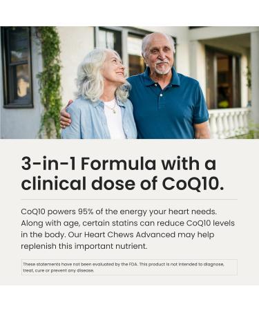 humanN SuperBeets Heart Chews Advanced - 100mg of CoQ10 Plus Beetroot & Grape Seed Extract 60 Count Acai Berry 60 Count (Pack of 1) - Buy Online on GoSupps.com