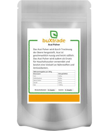 500g Acai Powder - Premium Berry Superfood for Health & Wellness | Shop Now! - Buy Online on GoSupps.com