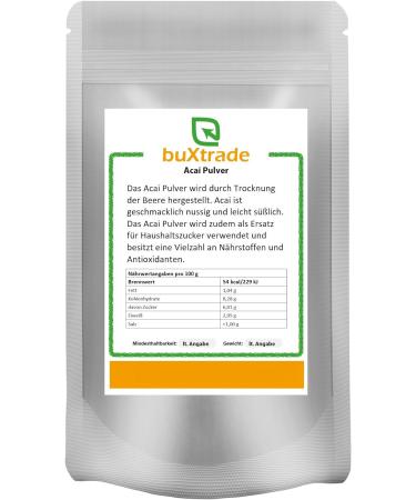 Buy Organic Acai Powder - Superfood Acai Berry in Various Sizes (100g) | International Shipping Available - Buy Online on GoSupps.com