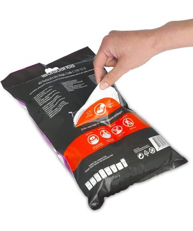 Brabantia Perfectfit Garbage Bags - Extra Strong Donor Pack (Code C - 10L/12L) | 40 White Bags with Train Tape - Buy Online on GoSupps.com