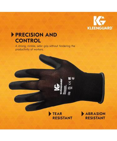 KLEENGUARD G40 Polyurethane Coated Gloves (13840), Size 10 (XL), High Dexterity, Black, 12 Pairs / Bag, 5 Bags / Case, 60 Pairs - Buy Online on GoSupps.com