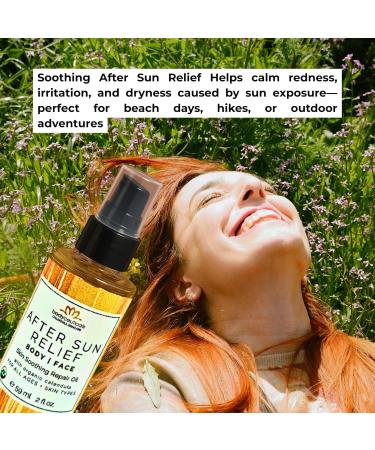 Bodyceuticals Organic Calendula After Sun Oil Moisturizing Face and Body with Olive Oil and Vitamin E Lightweight Formula for Normal to Oily Skin 2 oz - Buy Online on GoSupps.com