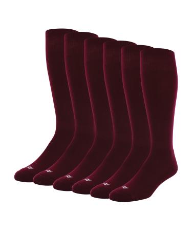 RBI Baseball Over-the-Calf Team Athletic Performance Socks for Men and Youth (6 Pairs)