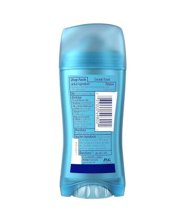 Secret Invisible Solid Antiperspirant & Deodorant Coconut Scent - 2.6 oz (Pack of 3) | Buy Internationally - Buy Online on GoSupps.com